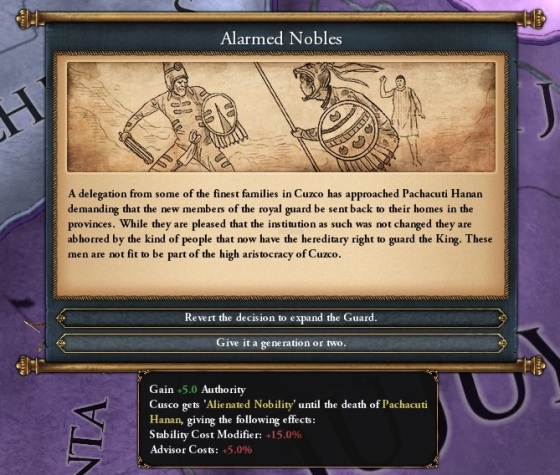 alarmed nobles